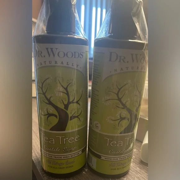 Tea Tree Castile Soap with Fair Trade Shea Butter, 8 fl oz - Picture 2 of 4